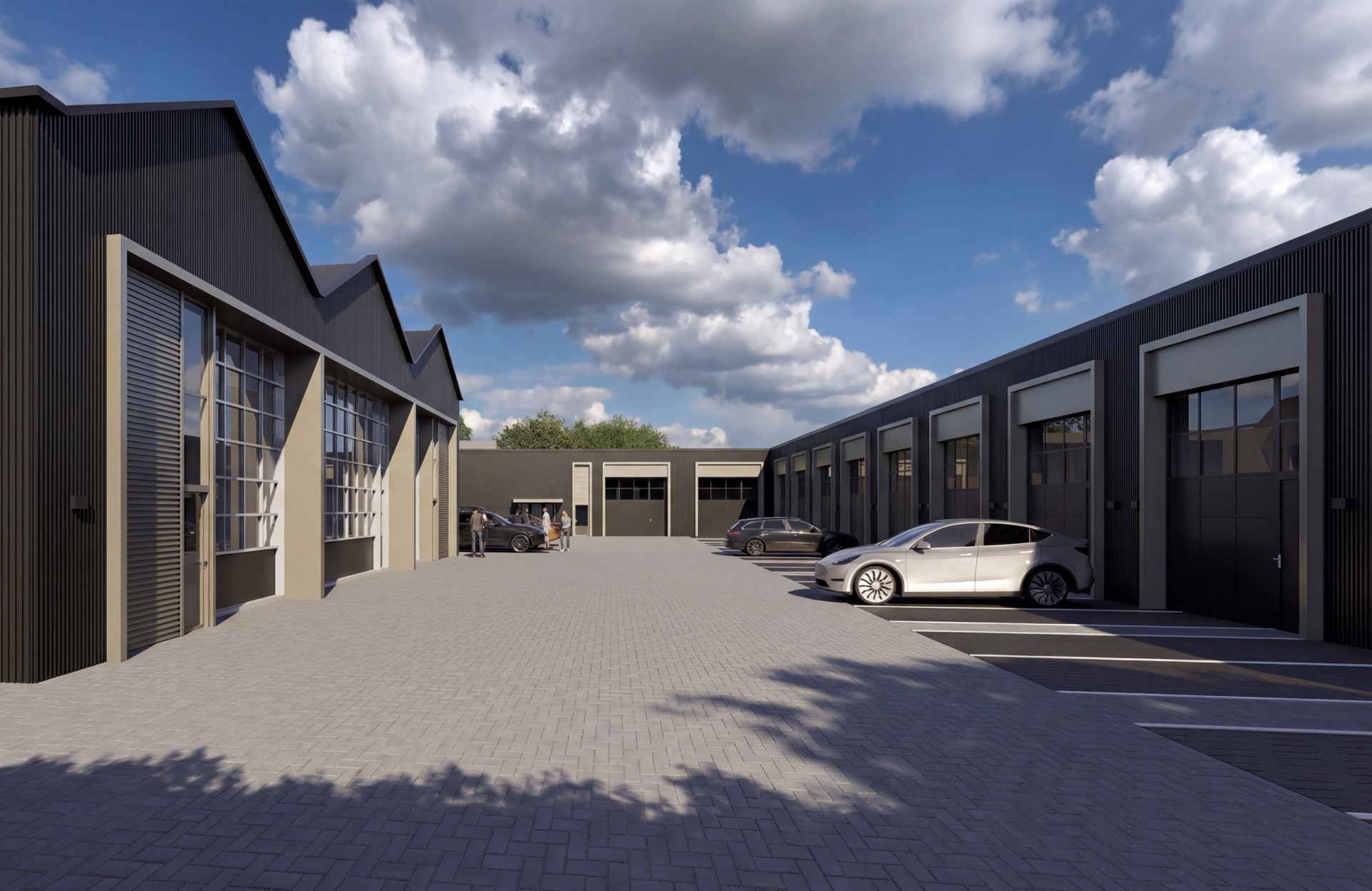 ELSTER 11 binnenterrein met parkeergelegenheid